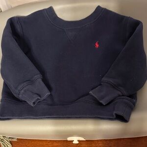 2T Ralph Lauren Dark Blue Pullover with Red Emblem